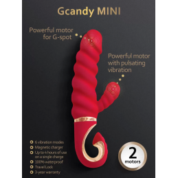 GVIBE - GCANDY MINI CHILI CORAL VÄIKE RABBIT-VIBRAATOR