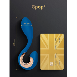 Gvibe - Gpop2 Royal Blue G ja P Punktide Vibraator|EESNÄÄRMELE
