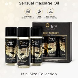 ORGIE - SEXY THERAPY MINI SIZE COLLECTION 3 X 30ML MASSAAŽIÕLIDE KOMPLEKT