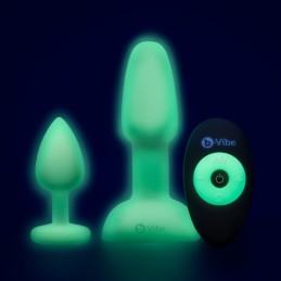 B-Vibe - Asstronaut Glow-In-The-Dark Anaaltappide Komplekt