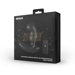 Nexus - Ride Extreme Dual Motor Kaugjuhtimispuldiga Eesnäärme Vibraator Must