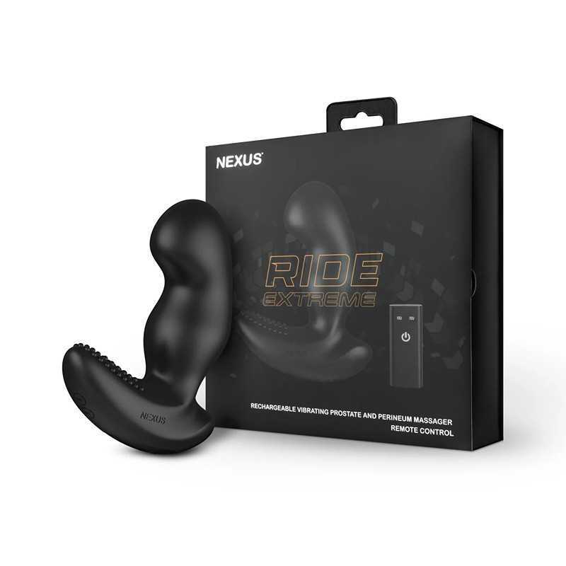 Nexus - Ride Extreme Dual Motor Remote Control Prostate Vibrator Black|PROSTATE