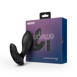 Nexus - Duo Plug Kaugjuhtimispuldiga Anaalvibraator Väike Must|ANAAL LELUD