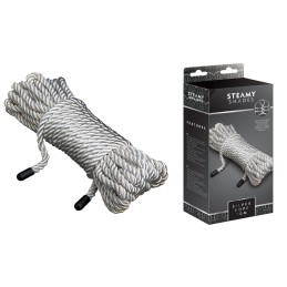 Buy STEAMY SHADES - SILVER BONDAGE ROPE 10M with the best price