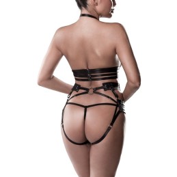 GREY VELVET - 3PIECE HARNESS SET XXL