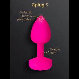 GVIBE - GPLUG S PINK Вибрирующая анальная Пробка