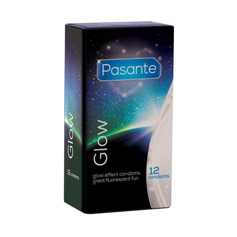 Pasante - Glow Pimedas Helendavad Kondoomid 12tk