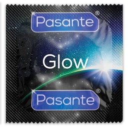 Pasante - Glow Pimedas Helendavad Kondoomid 12tk|KONDOOMID