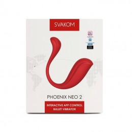 Svakom - Connexion Series Phoenix Neo 2 Interactive Bullet Vibrator|VIBRATORS