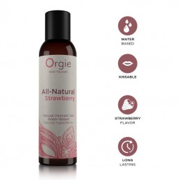 Orgie - All-natural Strawberry Kissable Water-based Intimate Gel 150ml|LUBRICANT
