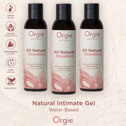 Orgie - All-natural Strawberry Kissable Water-based Intimate Gel 150ml|LUBRICANT