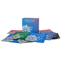 Sliquid - Naturals Lube Cube 12x5ml libestite komplekt|LIBESTID