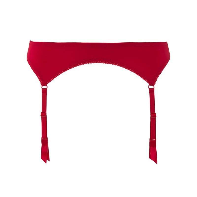 PETIT SECRET - GARTER BELT RED L/XL