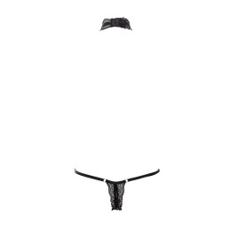 MAISON CLOSE - PETIT SECRET OPENABLE THONG WITH HARNESS IN LACE|LINGERIE