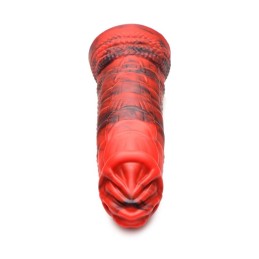 Creature Cocks - Fire Dragon Red Scaly Dildo|DILDOS