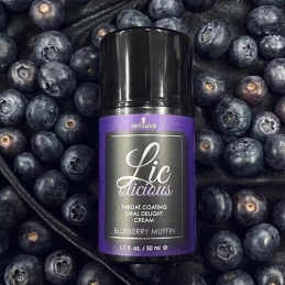 Sensuva - Lic-o-licious Крем для Оральных Ласк Blueberry Muffin 50ml