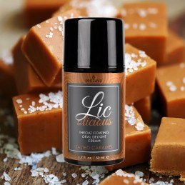 Sensuva - Lic-o-licious Oraalseksi Kreem Salted Caramel 50ml|EROS APTEEK