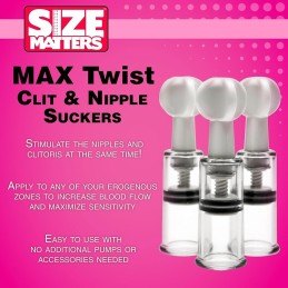 Max Twist Nipple and Clit Suckers|БДСМ