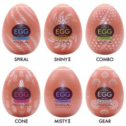 Tenga - Egg Combo Hard Boiled Мастурбатор-Яйцо