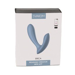 Svakom - Erica Wearable Vibrator Dusty Blue|VIBRATORS