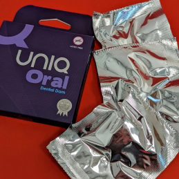 Uniq - Oral Dental Dam Latex-free 3pc|KONDOOMID