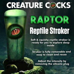 Creature Cocks - Raptor Reptile Masturbaator|MEESTELE