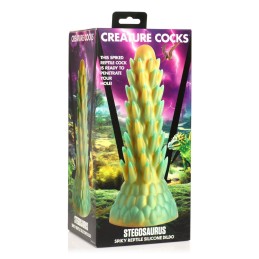 Creature Cocks - Stegosaurus Spiky Reptile Green Dildo|DILDOS