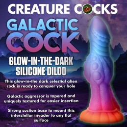 Creature Cocks - Glow-In-The-Dark Alien Dildo|ДИЛДО