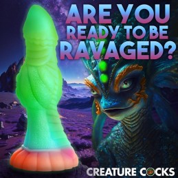 Creature Cocks - Glow-In-The-Dark Alien Dildo|DILDOS