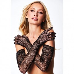 Baci - Allover Lace Opera Gloves|LINGERIE
