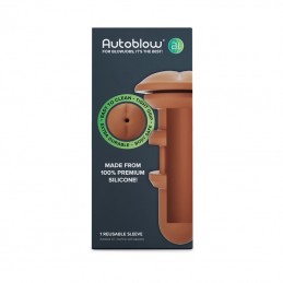Autoblow - A.I. Silicone Anus Sleeve Brown|МАСТУРБАТОРЫ
