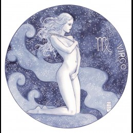 Milo Manara - Virgo Unsigned Print from the Zodiac Portfolio 23x33cm|ЭРОТИЧЕСКОЕ ИСКУССТВО