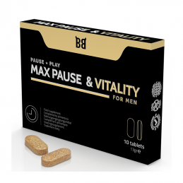 BLACK BULL - MAX PAUSE & VITALITY RETARDANT FOR MEN 10 CAPSULES|Потенция