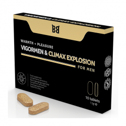 BLACK BULL - VIGORMEN & CLIMAX EXPLOSION GREATER PLEASURE FOR MEN 10 CAPSULES|POTENCY