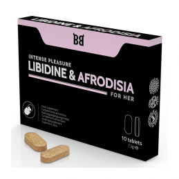 BLACK BULL - LIBIDINE & AFRODISIA INTENSE PLEASURE FOR HER 10 TABLETS|DRUGSTORE
