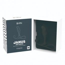 Zini - Janus Anti Shock (M) Black Prostate Massager|PROSTATE