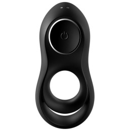 SATISFYER - LEGENDARY DUO RING VIBRATOR BLACK