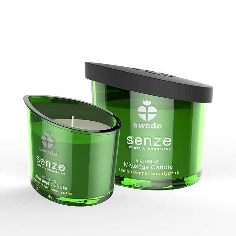 Swede - Senze Tranquility Massage Candle 50ml Lemon Pepper Eucalyptus