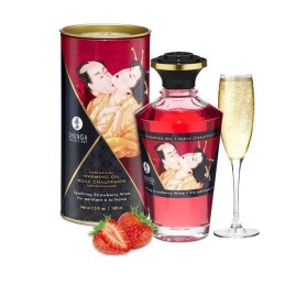 SHUNGA - APHRODISIAC WARMING OIL 100 ML SPARKLING STRAWBERRY WINE