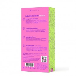 B Swish - Bdesired Infinite Deluxe vibrator Flamingo Pink|VIBRATORS