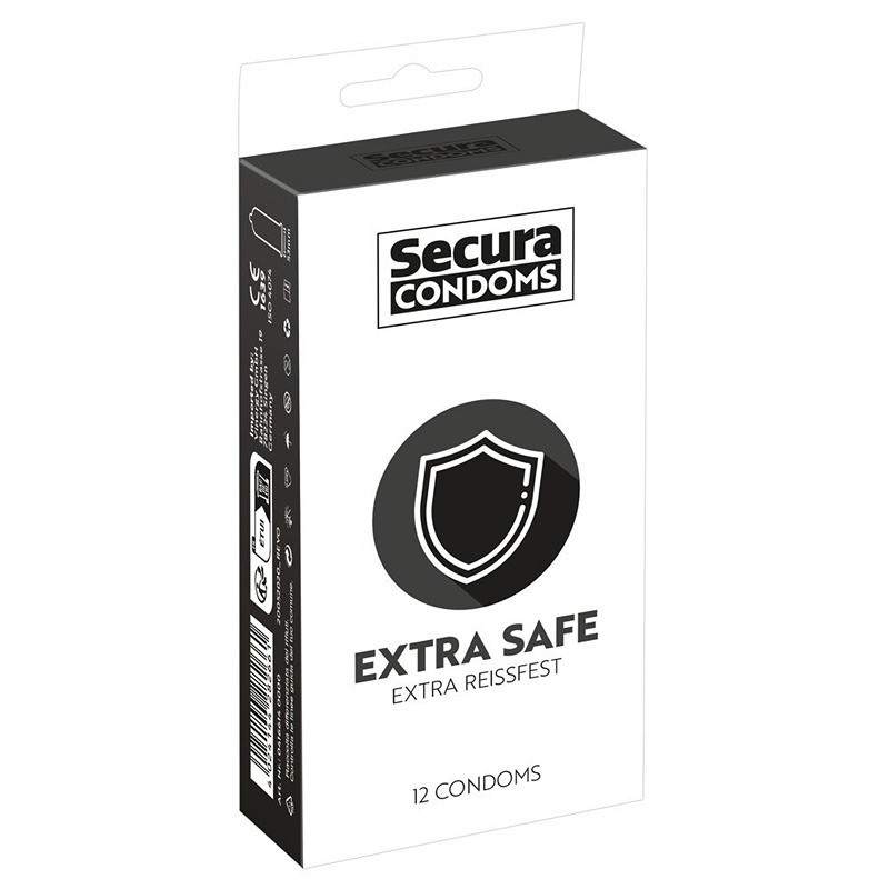 Secura - Extra Safe condoms 12pcs|SAFE SEX
