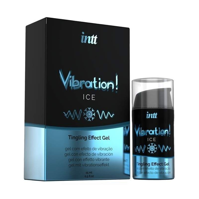 Vedel Vibraator Intt Ice Stimuleeriv geel naistele 15 ml