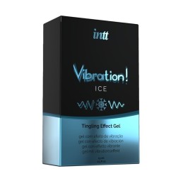 Vedel Vibraator Intt Ice Stimuleeriv geel naistele 15 ml