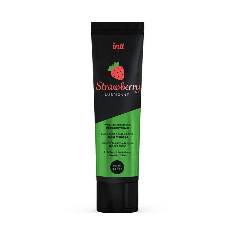 Intt - Intimate Water-based Lubricant Strawberry Flavor 100ml|LUBRICANT
