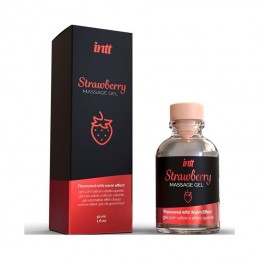 Intt - Strawberry Flavor Massage & Oral Sex Hot Effect Gel 30ml