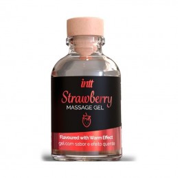 Intt - Strawberry Flavor Massage & Oral Sex Hot Effect Gel 30ml|MASSAGE