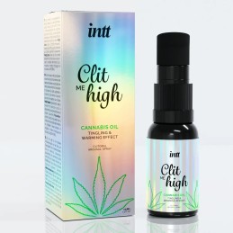 Intt - Clit Me High Vedel Vibraator Cannabis Oil 15ml