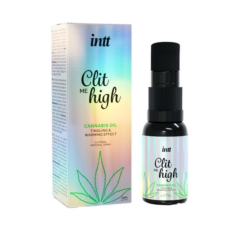 Intt - Clit Me High Vedel Vibraator Cannabis Oil 15ml