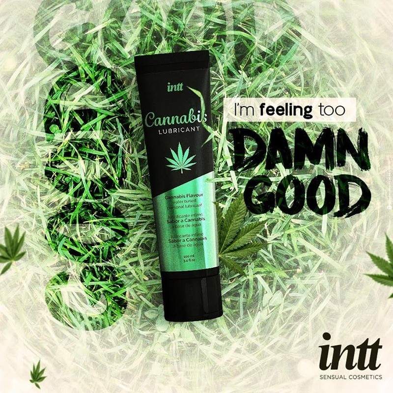 Intt - Water-based Lubricant With Cannabis Flavor 100ml|LUBRICANT