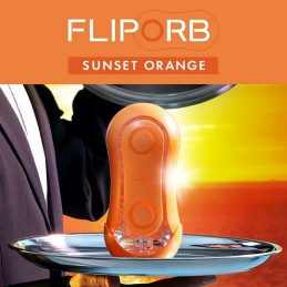 Tenga - Flip Orb Masturbator Sunset Orange